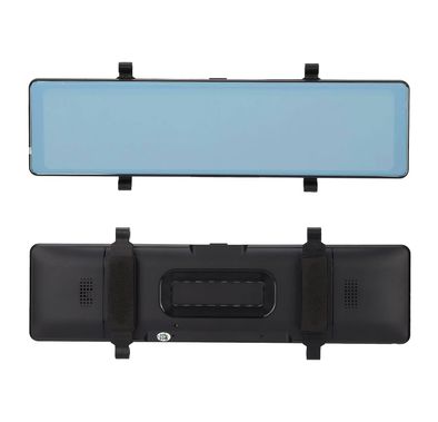 كاميرا احتياطية ثلاثية الاتجاهات CLAYTON 1136 HD Mirror Dash مسجل، Carplay/Android Auto، تصوير خلفي