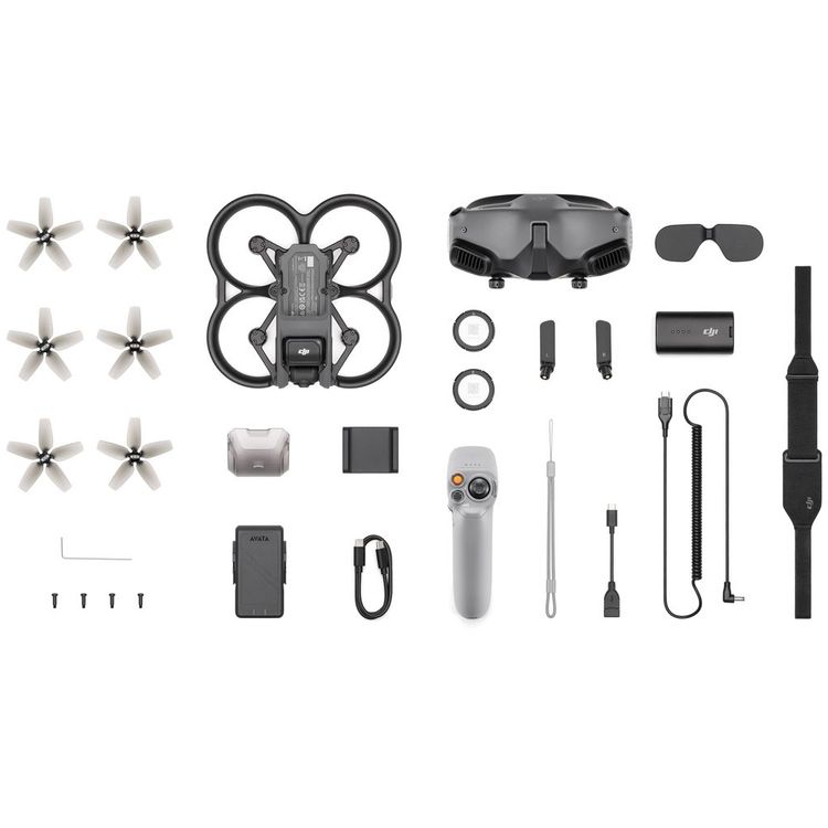 عرض كومبو - DJI Avata Pro (DJI RC Motion 2) - رمادي