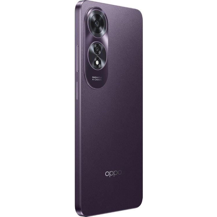 Oppo A60 4G TRA Version, 6.67", 8GB RAM, 256GB Storage, 50MP, Dual SIM, Android 14, GSM, HSPA, LTE - Dark Purple