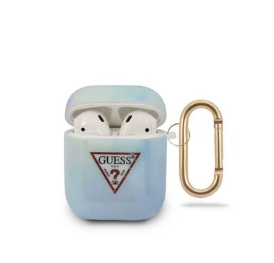   سي جي موبايل غيس جراب من مادة البولي يوريثان الحراري ربط وصبغ شعار إليتروبليت مع حلقة مضادة للفقد متوافقة مع ايربودز 1/2 ، مقاومة للخدش وامتصاص الصدمات والحماية من السقوط وغطاء سيليكون واقٍ من الغبار مرخص رسميًا