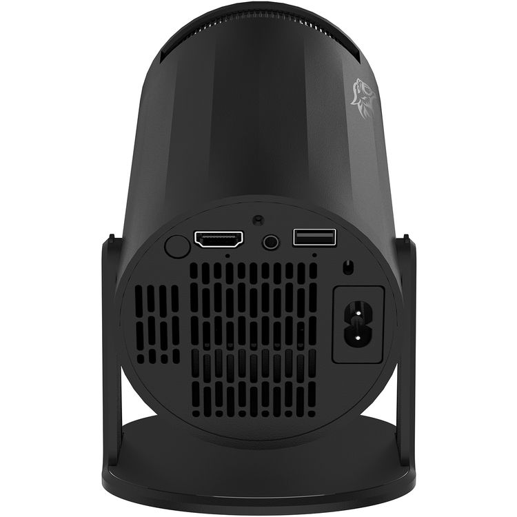 Porodo Gaming 4K Projector with Auto Keystone and Gamepad Controller, Android 11.0 Operating System, Wi-Fi 2.4/5 GHz and BT 5.0 Connectivity, English + 23 Languages - Black