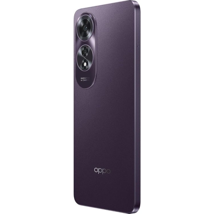 Oppo A60 4G TRA Version, 6.67", 8GB RAM, 256GB Storage, 50MP, Dual SIM, Android 14, GSM, HSPA, LTE - Dark Purple