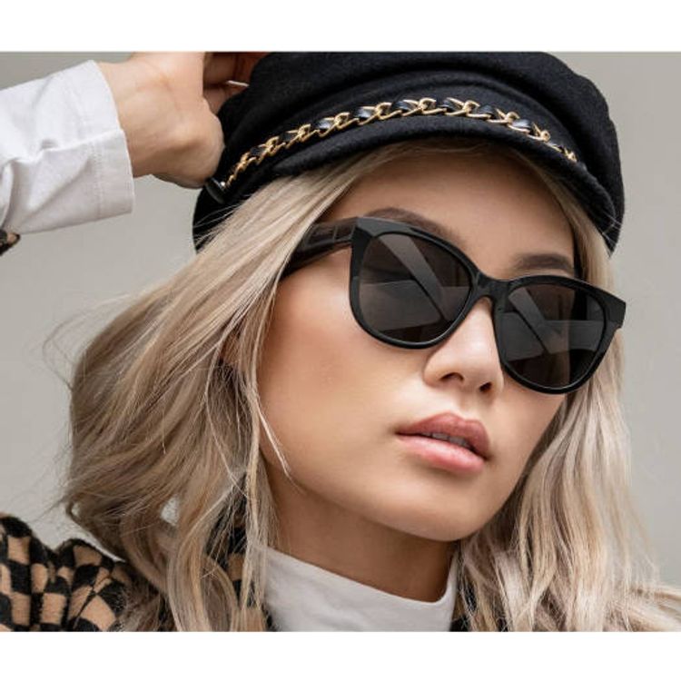 نظارة شمسية بوز فريمز سوبرانو ستايل - أسود - أسود