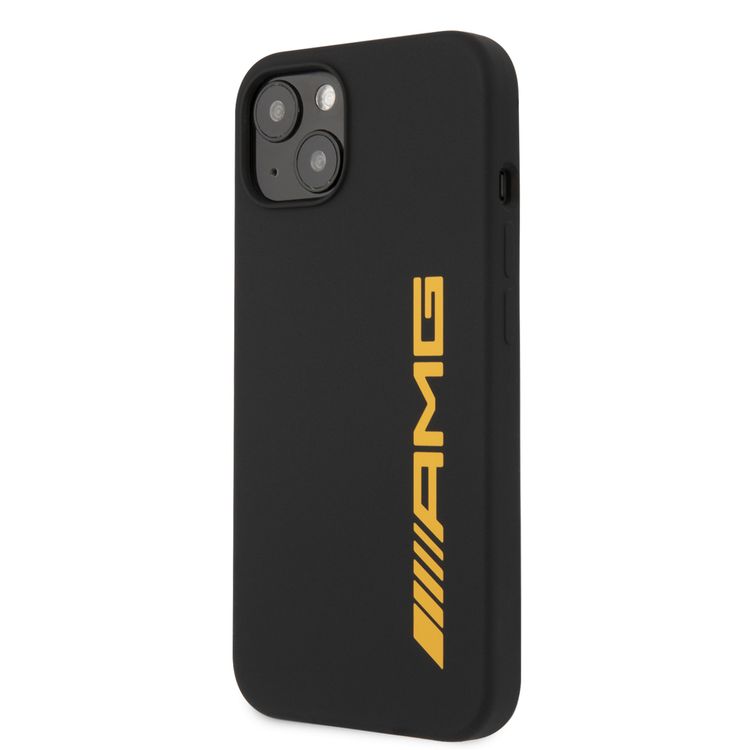 CG MOBILE AMG Liquid Silicone Case with Big Logo Compatible for iPhone 13 (6.1") Easy Access to All Ports, Shock-Absorption, Anti-Scratch, & Drop Protection