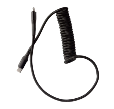 كابل Green Lion USB-C إلى Lightning TPU بطول 1.8 متر - أسود