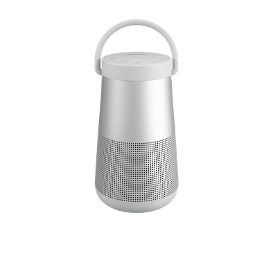 Bose مكبر صوت محمول ساوند لينك ريفولف بلس بلوتوث مع مقبض ، صوت غامر ، مقاوم للماء ، بطارية تدوم 16 ساعة - رمادي