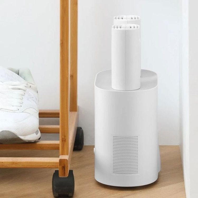 شاومي DEM-HX10W ميجيا ديرما مجفف أحذية ذكي متعدد الوظائف قابل للسحب ، مخرج هواء على شكل حرف U ، حجم محمول وأنابيب مرنة - أبيض