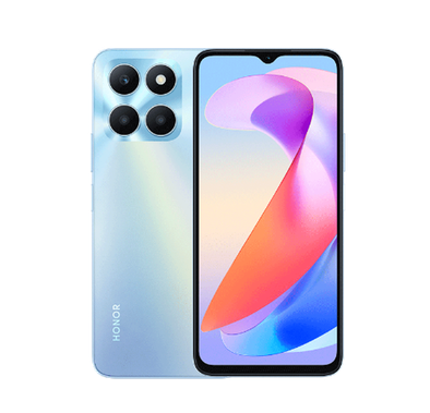 هواوي هونور X6a إصدار TRA، 6.56 بوصة، 4 جيجابايت رام، 128 جيجابايت تخزين، 50 ميجابكسل، شريحتي اتصال، أندرويد 13، GSM، HSPA، LTE - فضي سماوي