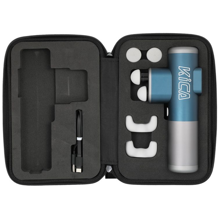 Kica Pro Massage with Dual Head Massage, Screen Touch, Multiple Modes, Noise Reduction - Blue