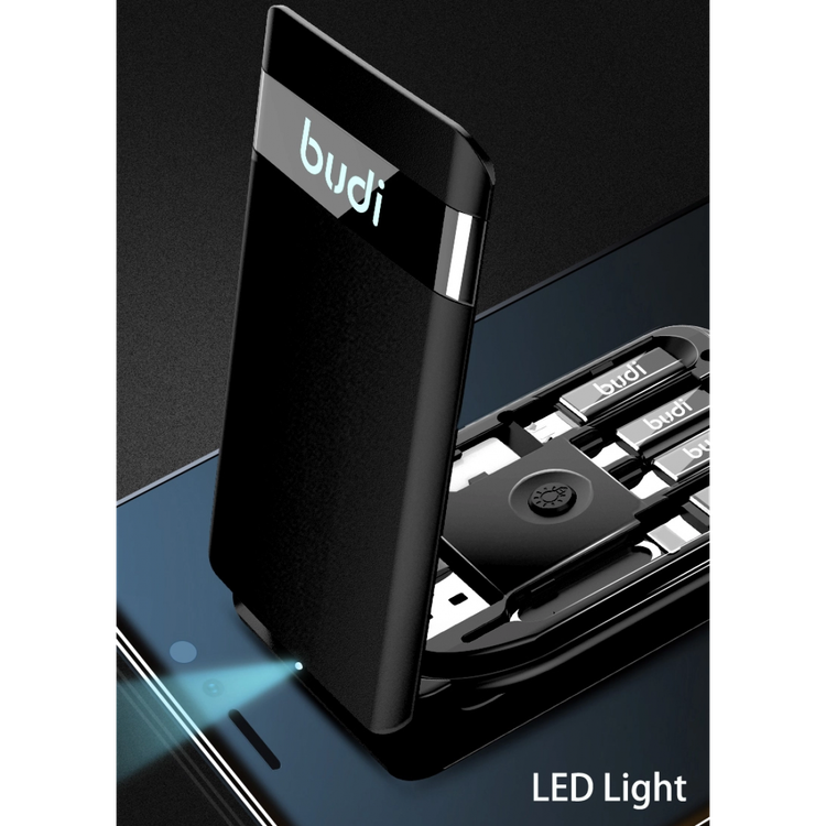 شاحن لاسلكي بودي صندوق متعدد الوظائف - أسود