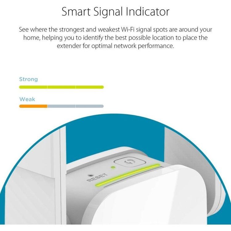 موسع نطاق الواي فاي دي لينك AC750 - أبيض