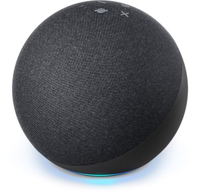Amazon Echo 4th Gen Spherical Design with Rich Sound, Smart Home Hub and Alexa - Charcoal