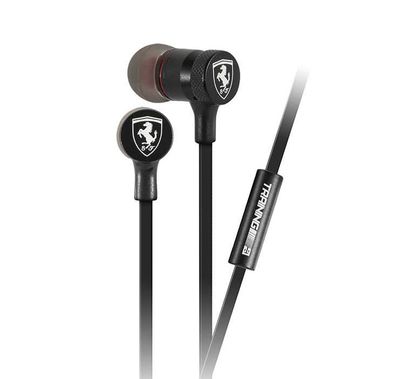 CG Mobile Ferrari Training In-Ear Wired Earphones - Black