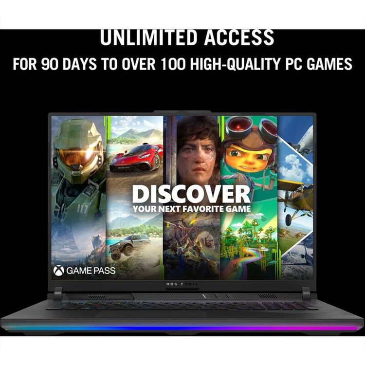 لابتوب الألعاب ASUS ROG Strix SCAR 18 / i9-14900HX / RTX 4080 / 18 بوصة - أوف بلاك 