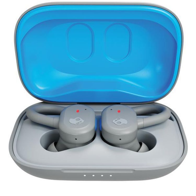  سماعات بوش أذن داخلية لاسلكية النشطة من سكل كاندي - رمادي/أزرق