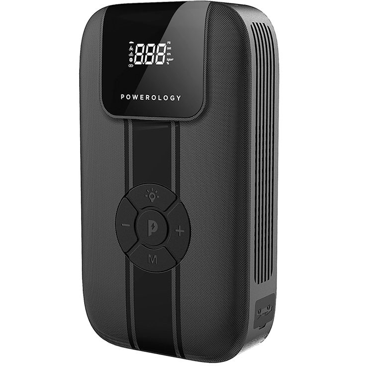 باورولوجي جهاز بدء تشغيل مع ضاغط هواء - أسود