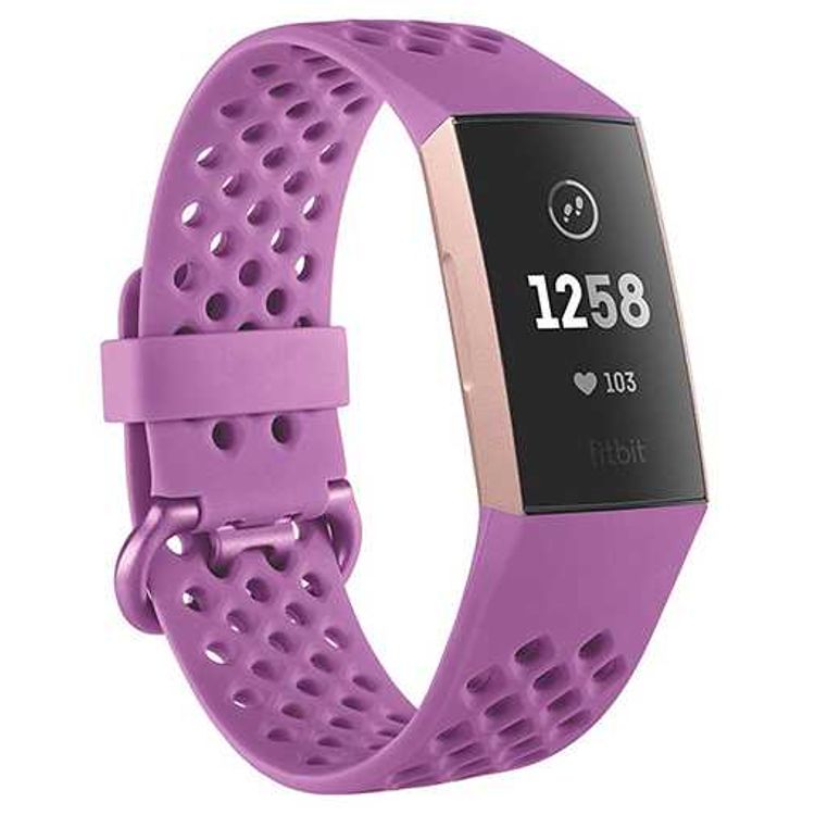 Fitbit Charge3 Silicone Sport Band - Berry