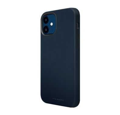 Viva Madrid Ferro Back Case Compatible for iPhone 12 Mini (5.4") Dirt Proof, Shock Resistant, Scratches Resistant, Easy Access to All Ports ( Cameras, Buttons and Speakers ) Protective Back Shield Cover - Blue