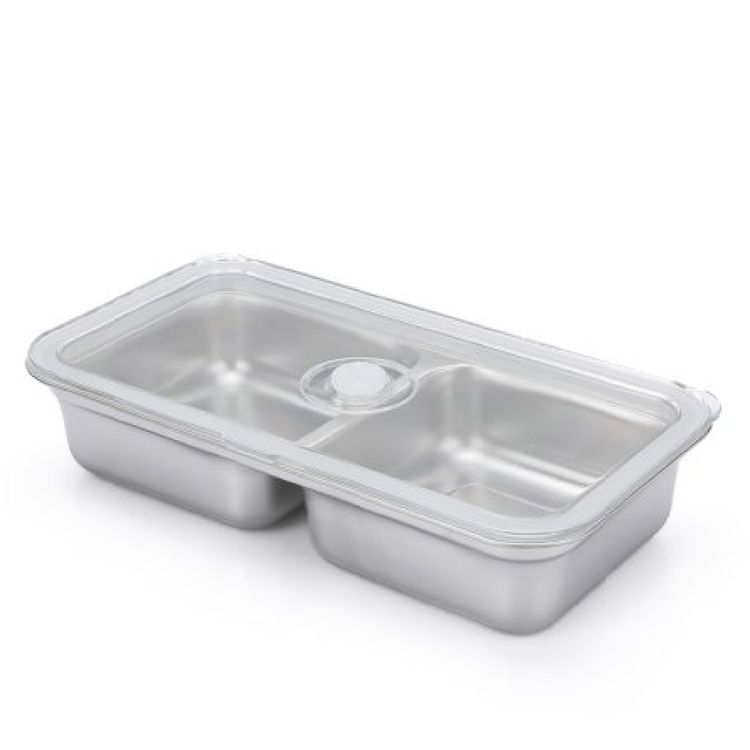 صندوق الغداء الكهربائي متعدد الاستخدامات من باوا بسعة 1 لتر - أبيض