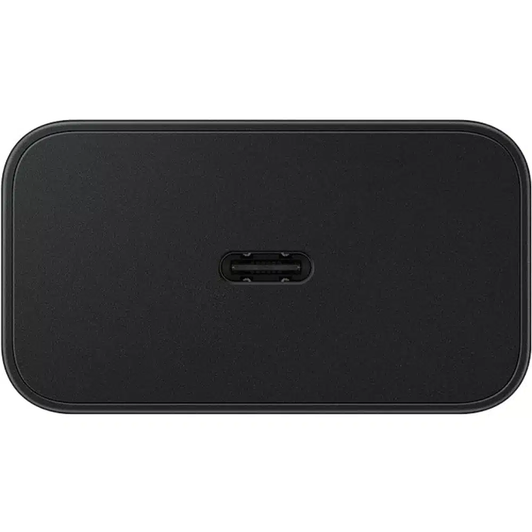 Samsung 25W PD USB-C Adapter 3 pin, Supports super fast charging with 25 watts - Black 