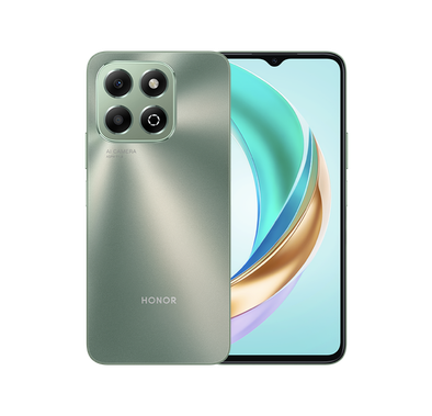 هاتف هواوي هونور X6b إصدار TRA، 6.56 بوصة، 6 جيجابايت رام، 128 جيجابايت تخزين، 50 ميجابكسل، ثنائي الشريحة، أندرويد 14، GSM، HSPA، LTE - أخضر غابة