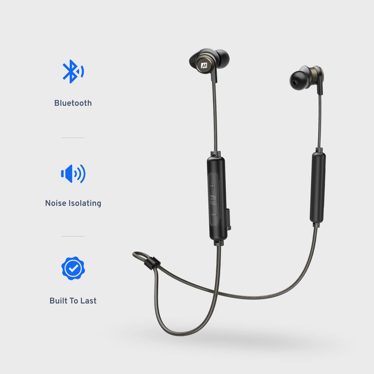 سماعات الأذن MEE Audio X5 ستيريو بلوتوث اللاسلكية الرياضية داخل الأذن - أسود