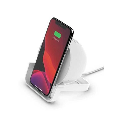 Wireless Charger Belkin AUF001myWH Wireless Charging Stand 10W - White
