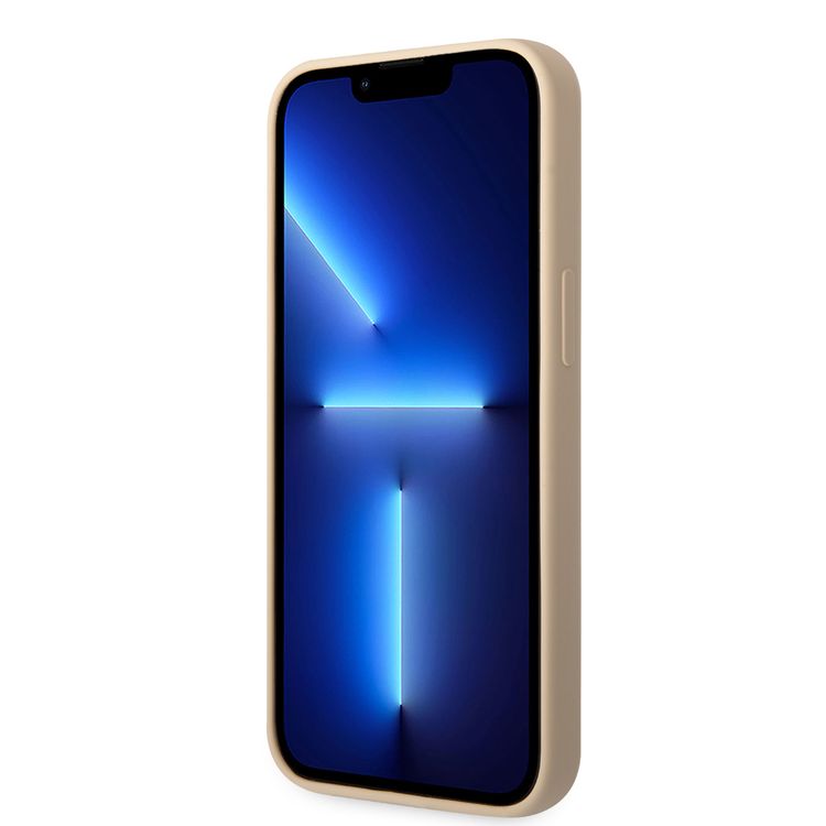 جراب سائل مرسيدس بنز من السيليكون بنمط نجم متدرج أفقي - البيج