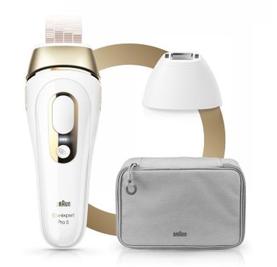 Braun Silk-Expert Pro 5 IPL Hair Removal System  - White / Gold