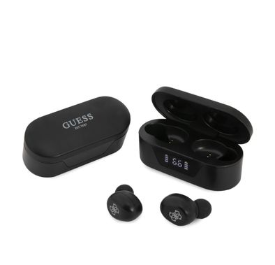 سي جي موبايل جيس GUTWST31EK سماعات أذن رقمية نسخة بلوتوث 5 ، شعار عالمي ، مقاومة للماء - أسود