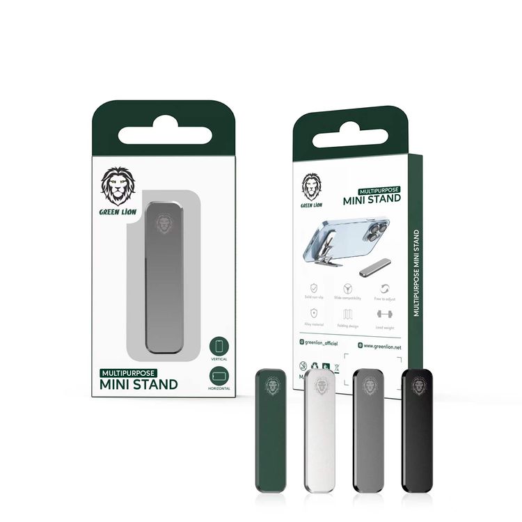Mobile Stand Green Lion  Multipurpose Mini Stand - Black