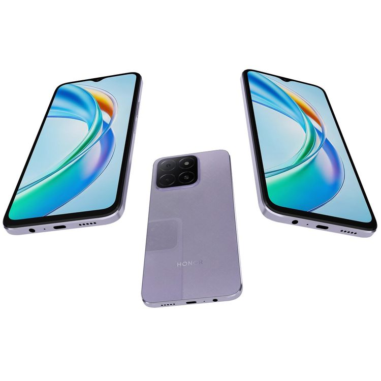 Huawei Honor X5b TRA Version, 6.56",  4GB RAM, 64GB Storage, 13MP, Dual SIM, Android 14, GSM, HSPA, LTE - Starry Purple