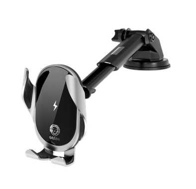 Green Lion Touch Induction Wireless Holder 15W - Black