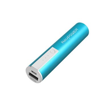 RAVPower 3350mAh Luster Portable Charger - Blue