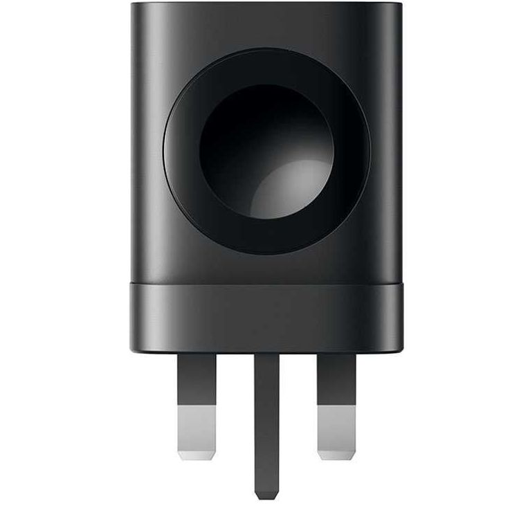 شاحن جداري متعدد الأجهزة متعدد المنافذ مع شاحن ساعة مدمج من بورودو - أسود