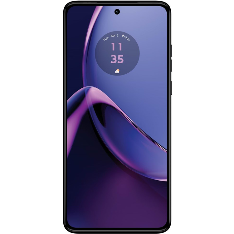 هاتف موتورولا موبيليتي موتو جي 84 5G إصدار TRA، شاشة FHD+ مقاس 6.5 بوصة، كاميرا مزدوجة بدقة 50 ميجابكسل، ذاكرة وصول عشوائي 12 جيجابايت، سعة تخزين 256 جيجابايت - أزرق داكن