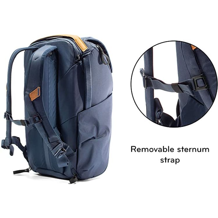 Peak Design Everyday Backpack 30L v2 Midnight, CHARCOAL, BEDB-30-MN-2_SML, L - Bluepack 30L v2 Midnight, CHARCOAL, BEDB-30-MN-2_SML, L - Blue