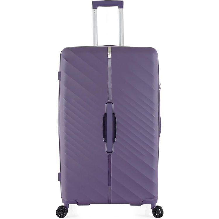 H.T Luggage Bag, Hard Case Polypropylene (PP) Material - Large/Purple