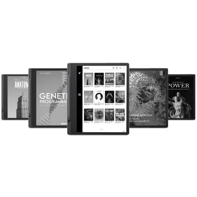 تابلت لينوفو الذكي الورقي [64 جيجابايت واي فاي] - رمادي