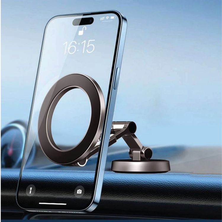 Green Lion Mag Snap Car Phone Holder - Gray