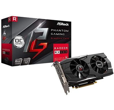 ASRock 2019 Phantom Gaming D Radeon RX 580 DirectX 12 RX580 8G OC 8GB 256-Bit GDDR5 PCI Express 3.0 x16 HDCP Ready Video Card