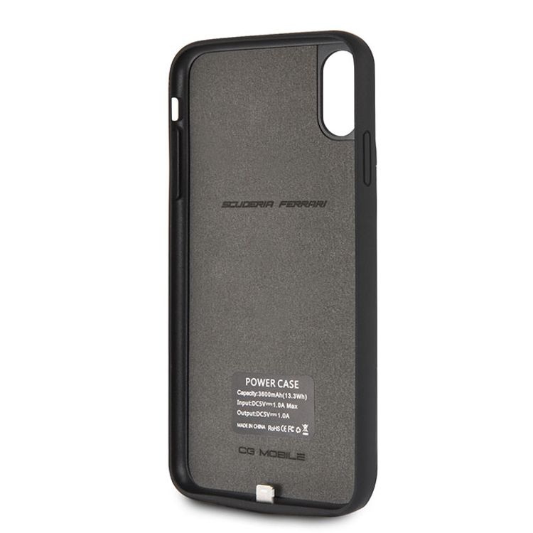 Ferrari Off Track Full Cover Power Case 4000mAh for iPhone 11 Pro Max, Officially Licensed, Shock Resistant, Scratches Resistant