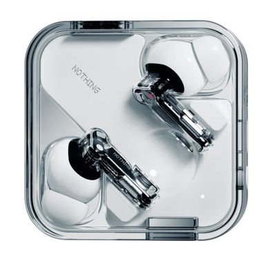 سماعة أذن لاسلكية Nothing، تشغيل لمدة 49 ساعة، تقنية BT 5.3، تأخير منخفض، إلغاء الضوضاء النشط، اكتشاف التآكل، التحكم الصوتي، اتصال مزدوج، التحكم بالضغط، دعم تقنية الصوت الواضح - أبيض