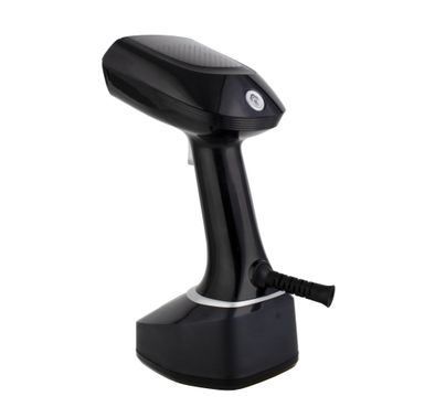 مكواة بخار محمولة سريعة الحرارة من بورودو، قابلة للتعديل مع مؤشر LED - فضة