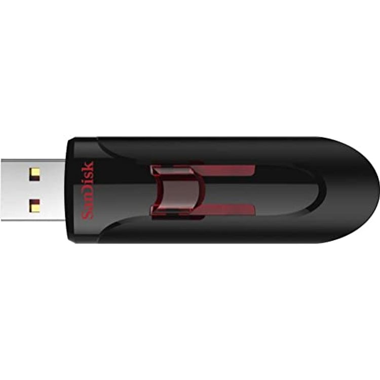 SanDisk 32 GB Cruzer Glide 3.0 USB Type-A Connector, Black, SDCZ600-032G-G35 - Blade