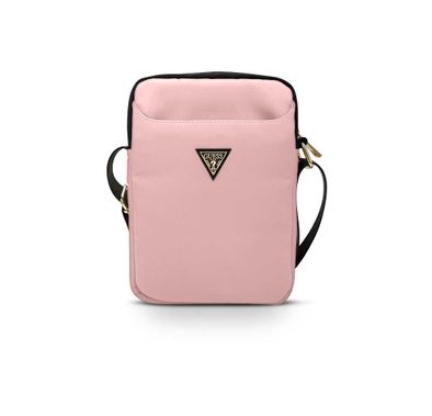 سي جي موبايل غيس حقيبة تابلت نايلون بشعار مثلث معدني 10 بوصات ، حزام كتف قابل للتعديل ، سهل الحمل ، حقيبة تخزين محمولة رفيعة وخفيفة الوزن مناسبة للخارج ، الأعمال ، المكتب ، المدرسة المرخصة رسميًا