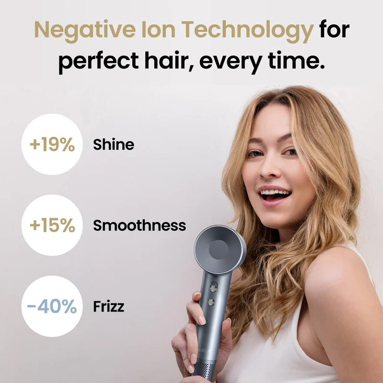 مجفف شعر خاص من لايفين سويفت - فضي أزرق