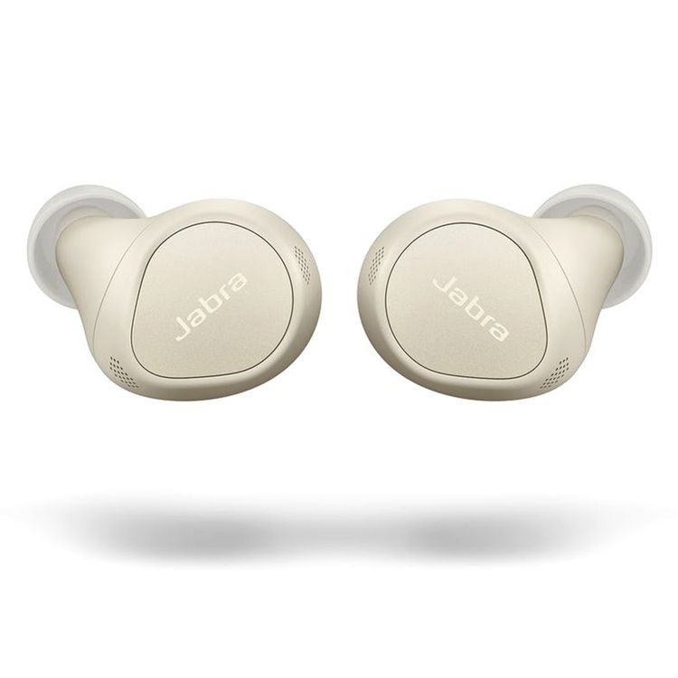 سماعات أذن لاسلكية حقيقية من جابرا إيليت 7 برو، سماعات أذن لاسلكية حقيقية، إلغاء الضوضاء النشط، تقليل الضوضاء أثناء المكالمات، خاصية HearThrough، وضع Mono - ذهبي وبيج
