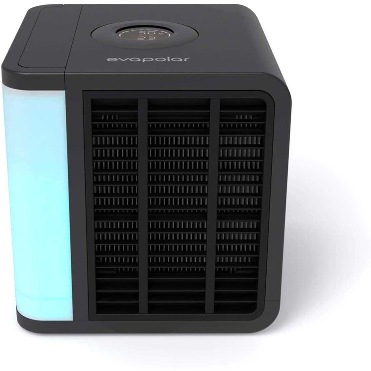 Evapolar evaLIGHT Plus Personal Portable Air Cooler 10W, Evaporative Air Cooler and Humidifier / Cleaner, Portable Air Conditioner - Black