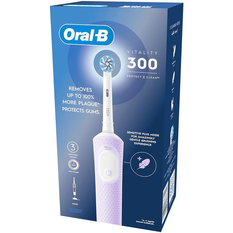 Oral-B Vitality D300 Electric Toothbrush - Lilac Purple